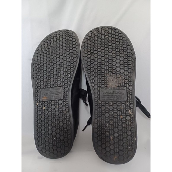 TredSafe Womens Oil & Slip Resistant Black Lace up Work Shoes Size 7 - Picture 6 of 7